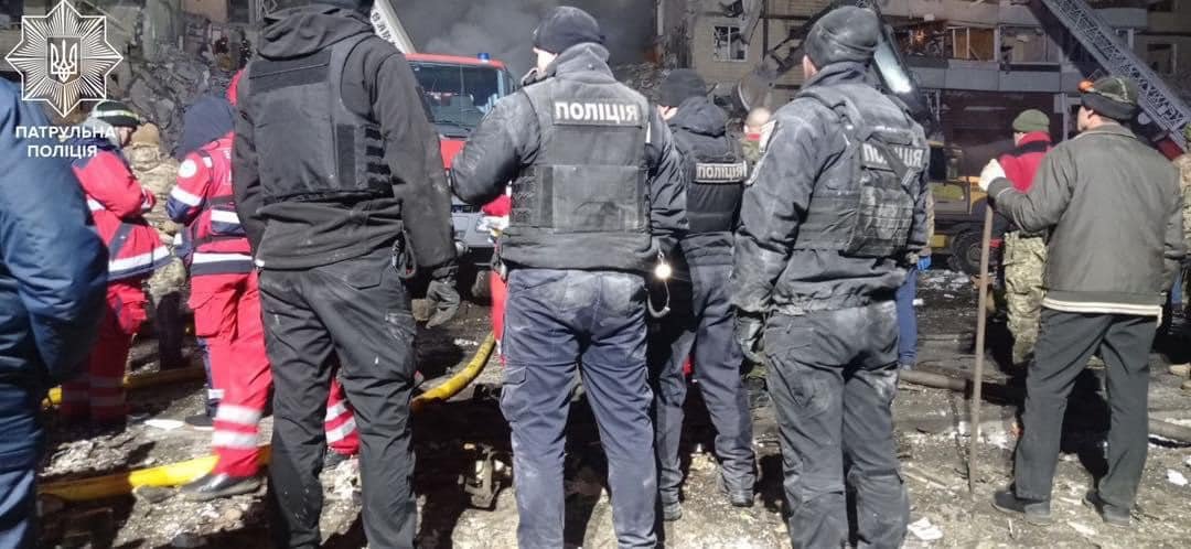 Оновлені дані наслідків обстрілу у Дніпрі: відомо про 36 загиблих та 75 травмованих