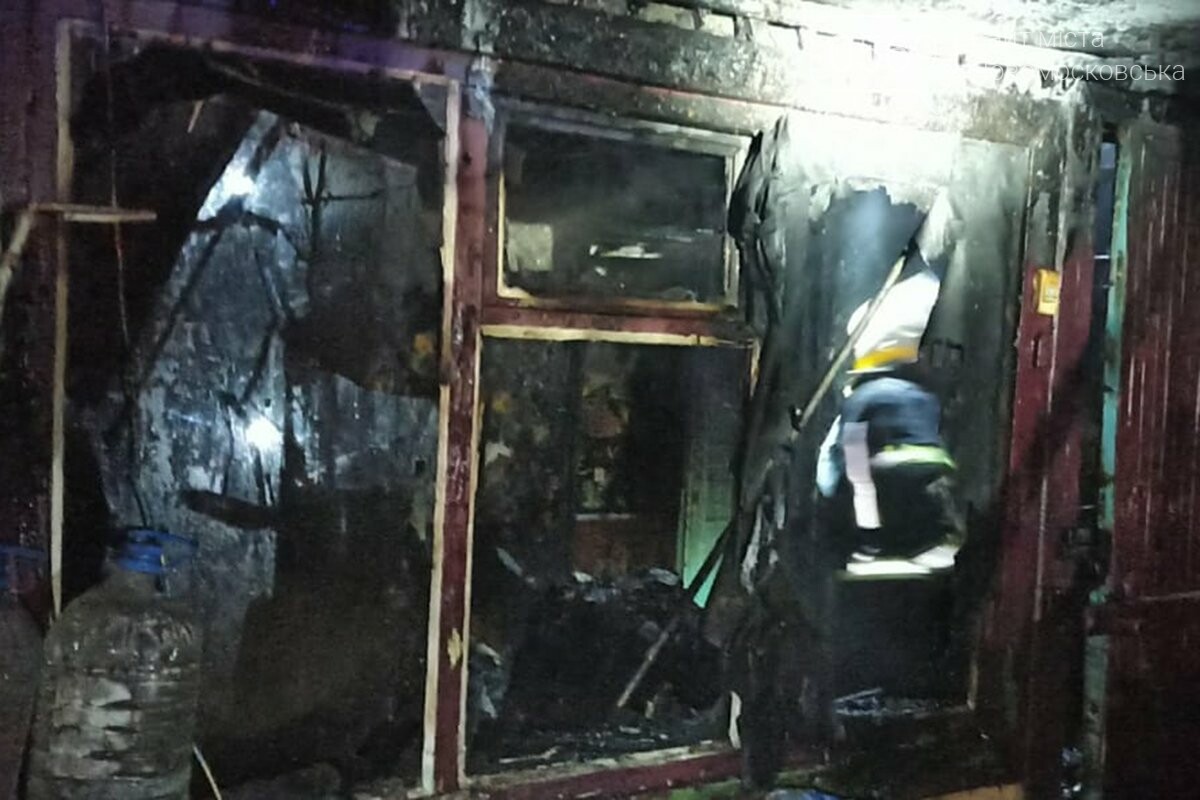 У Гвардійському Новомосковського району на пожежі постраждали 2 дитини, фото-1