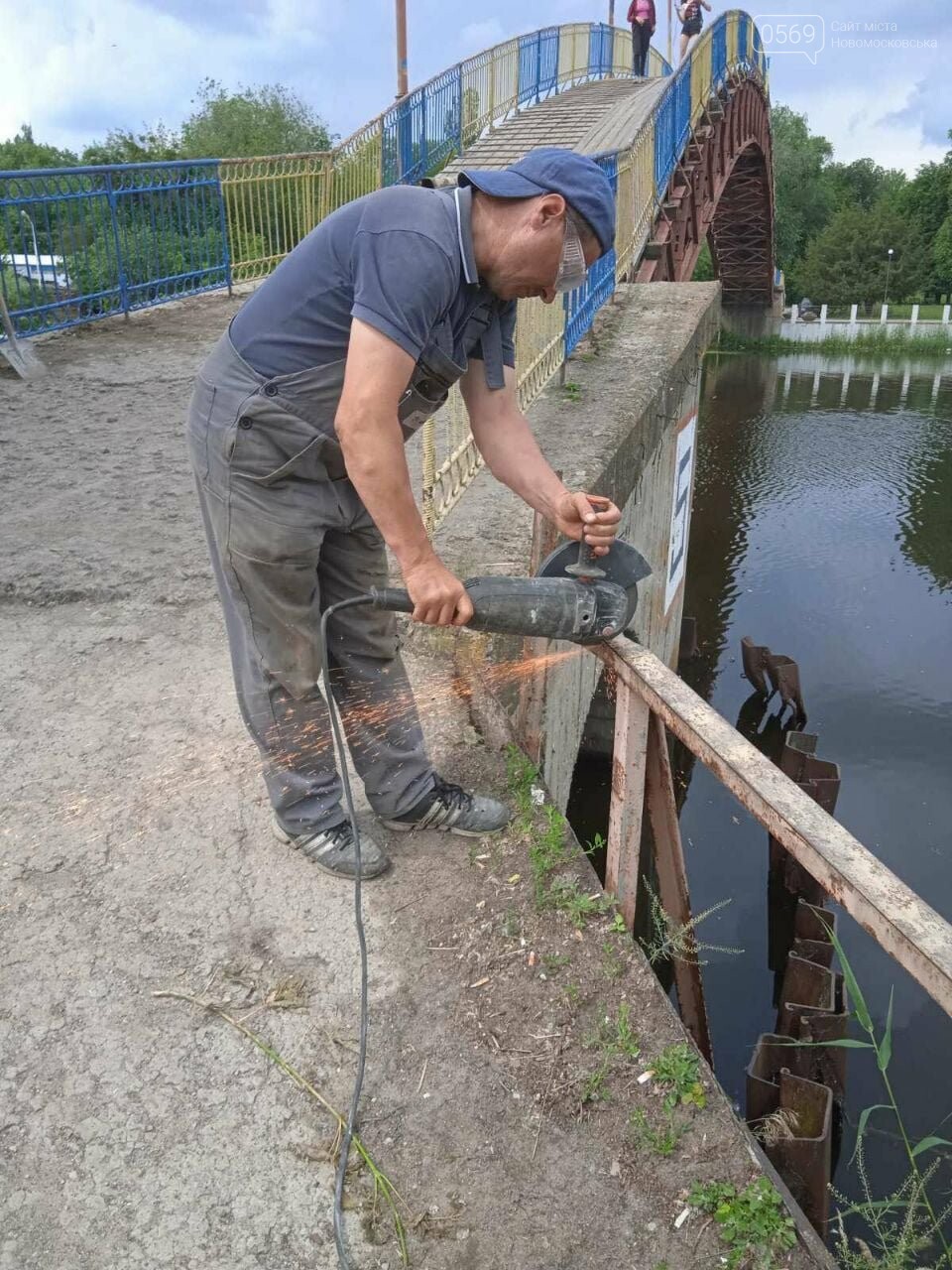 У Новомосковську розпочали ремонтувати Горбатий міст, фото-3