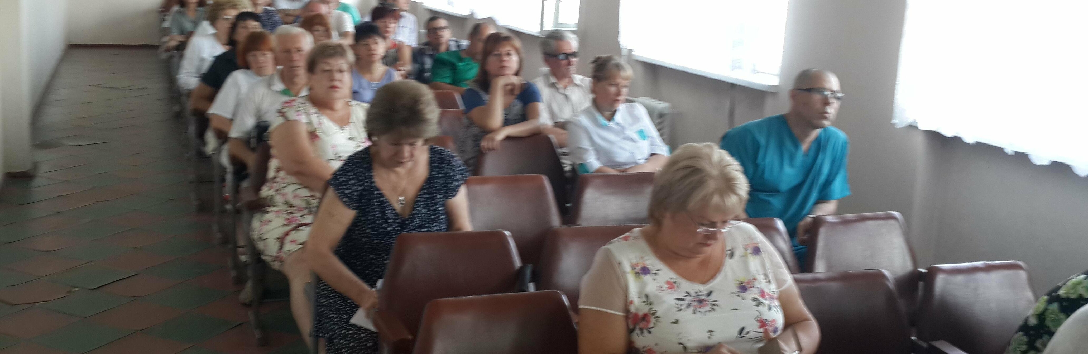 Новомосковские медики подвели итоги работы за полугодие Новомосковские медики подвели итоги работы за полугодие, Валентина Дрегваль