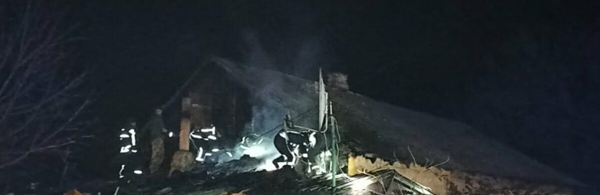 У Гвардійському Новомосковського району на пожежі постраждали 2 дитини
