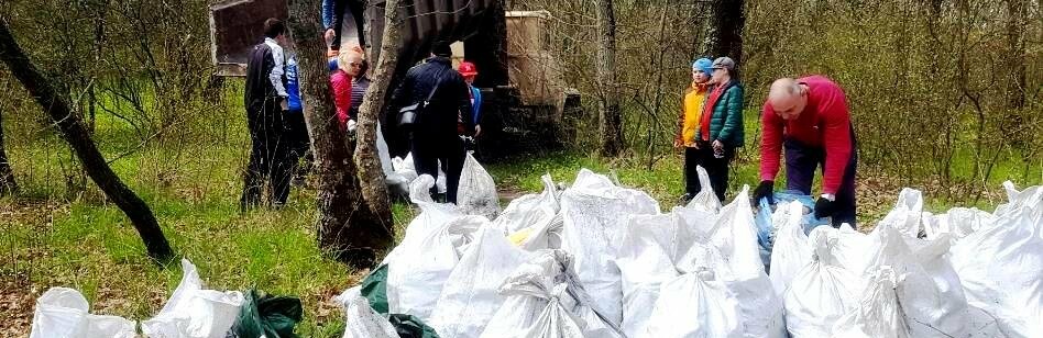 Більше 100 мішків сміття зібрали і вивезли волонтери з лісу, що поб... Більше 100 мішків сміття зібрали і вивезли волонтери з лісу, що поблизу Новомосковська